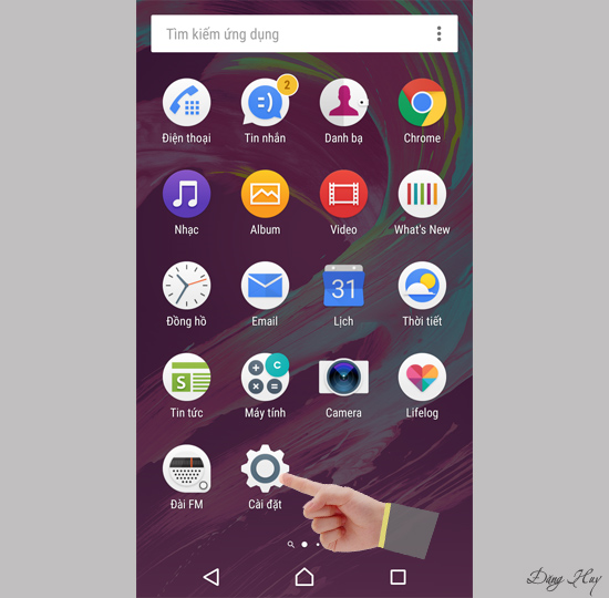 Bước 1 : Vào